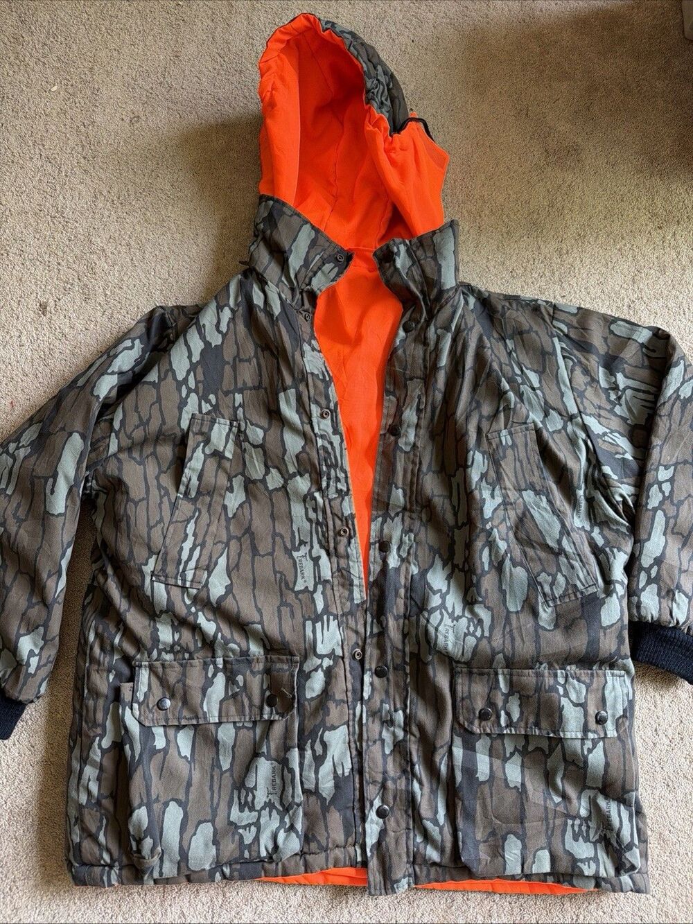 Winchester Trebark Reversible Camo Orange Men’s 2XL Jacket